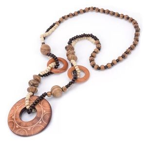 Wooden necklace